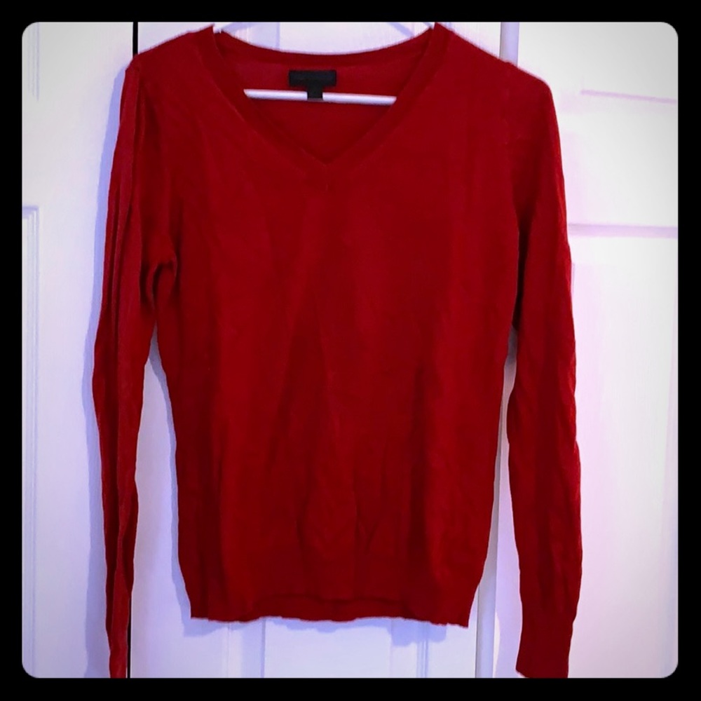 Red worthington sweater